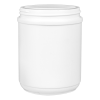 23 oz. HDPE White Canister with 89mm Neck (Lid Sold Separately)